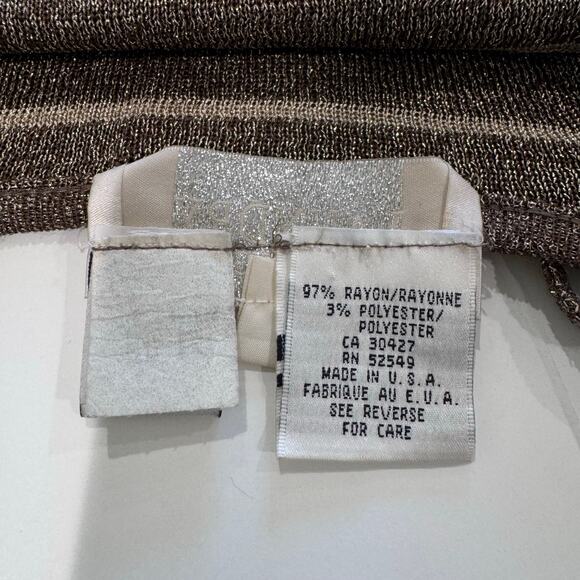 Laundry by Shelli Segal Maxi knit stripe Glitter Dress - Picture 7 of 10